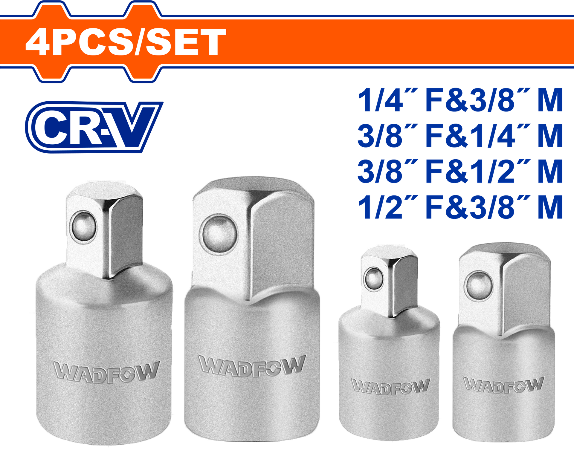 КЛУЧ КОНЕКТОР СЕТ 4/1 WADFOW – WST9604