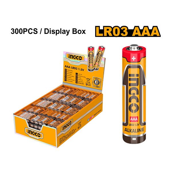 БАТЕРИИ 1.5V AAA INGCO (пакување 300 ком.)
