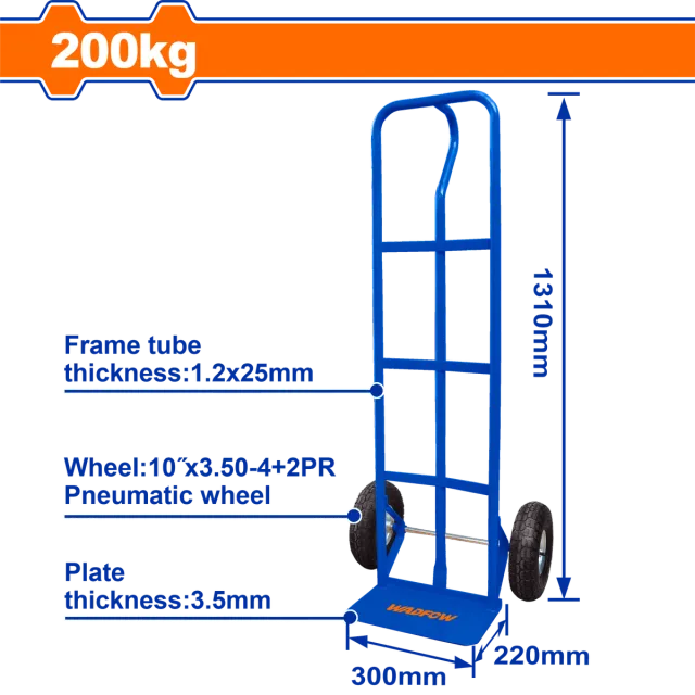 КОЛИЧКА ЗА ТРАНСПОРТ ВИСОКА 200KG WADFOW WWB2141