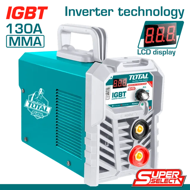 Makinë saldimi me inverter 130A TOTAL TW21302