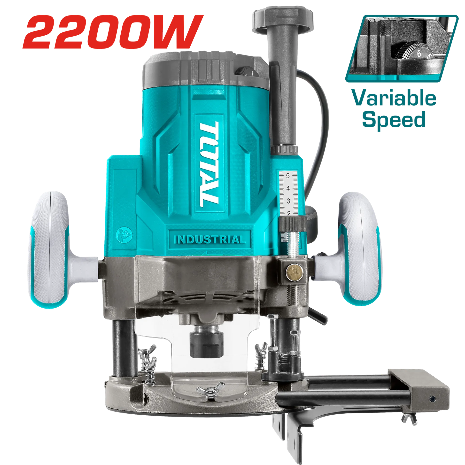 Frezë dorëzë 2200W TOTAL TR111226