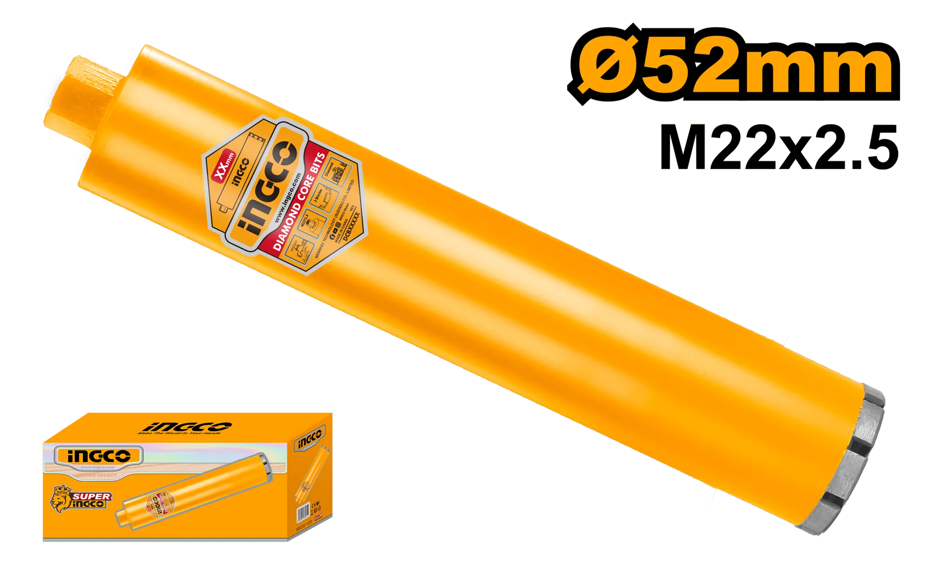 Kurorë F52 M22x2.5 INGCO DCB580528