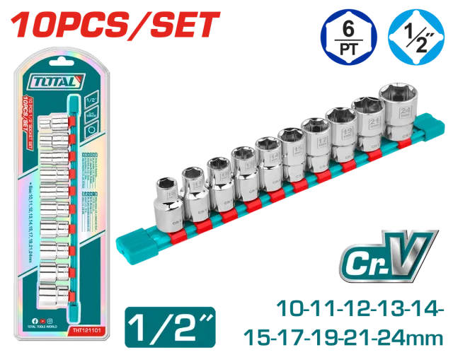 Çelës rrotullues set 10/1 TOTAL THT121101