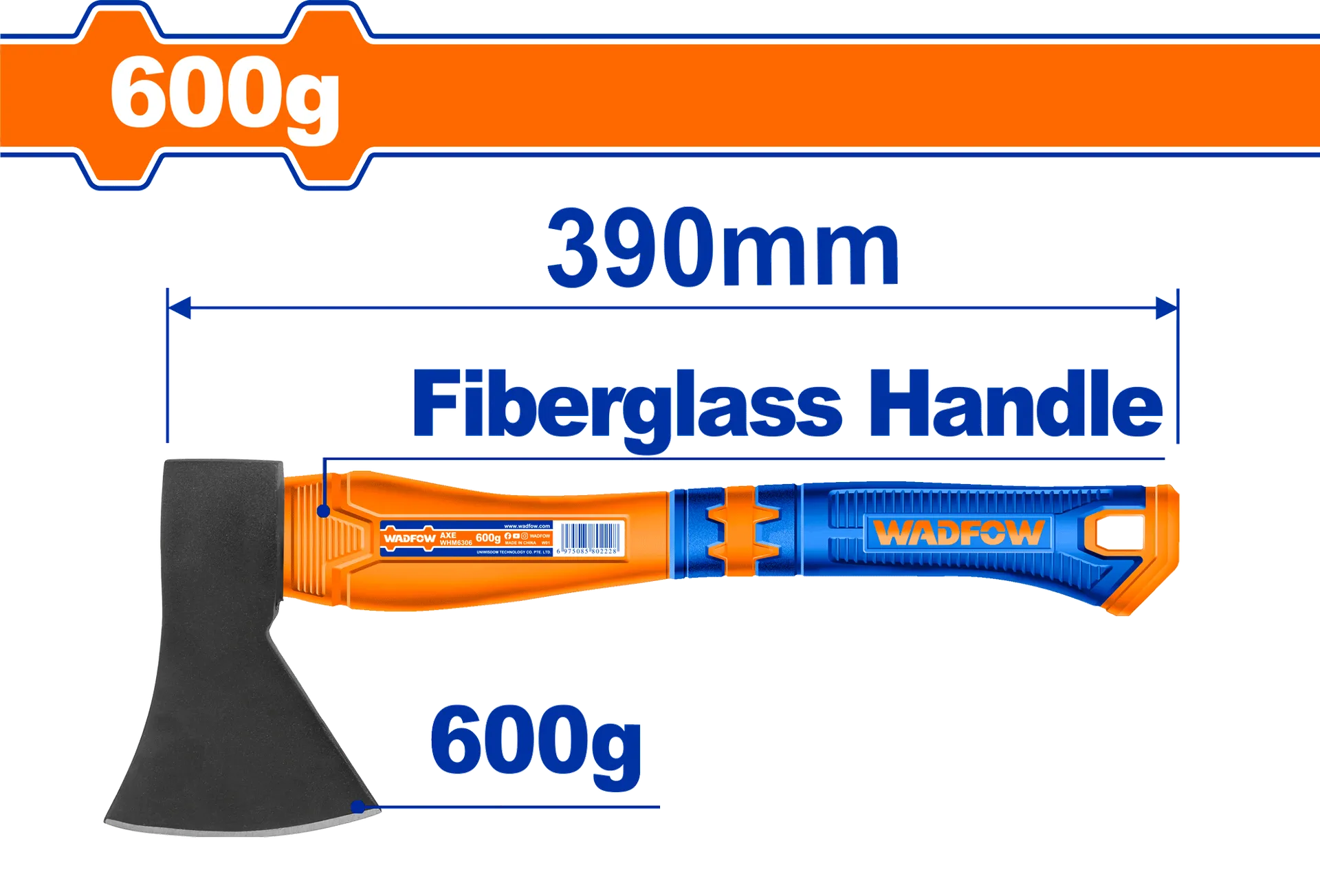 Sëpatë 600g WADFOW WHM6306