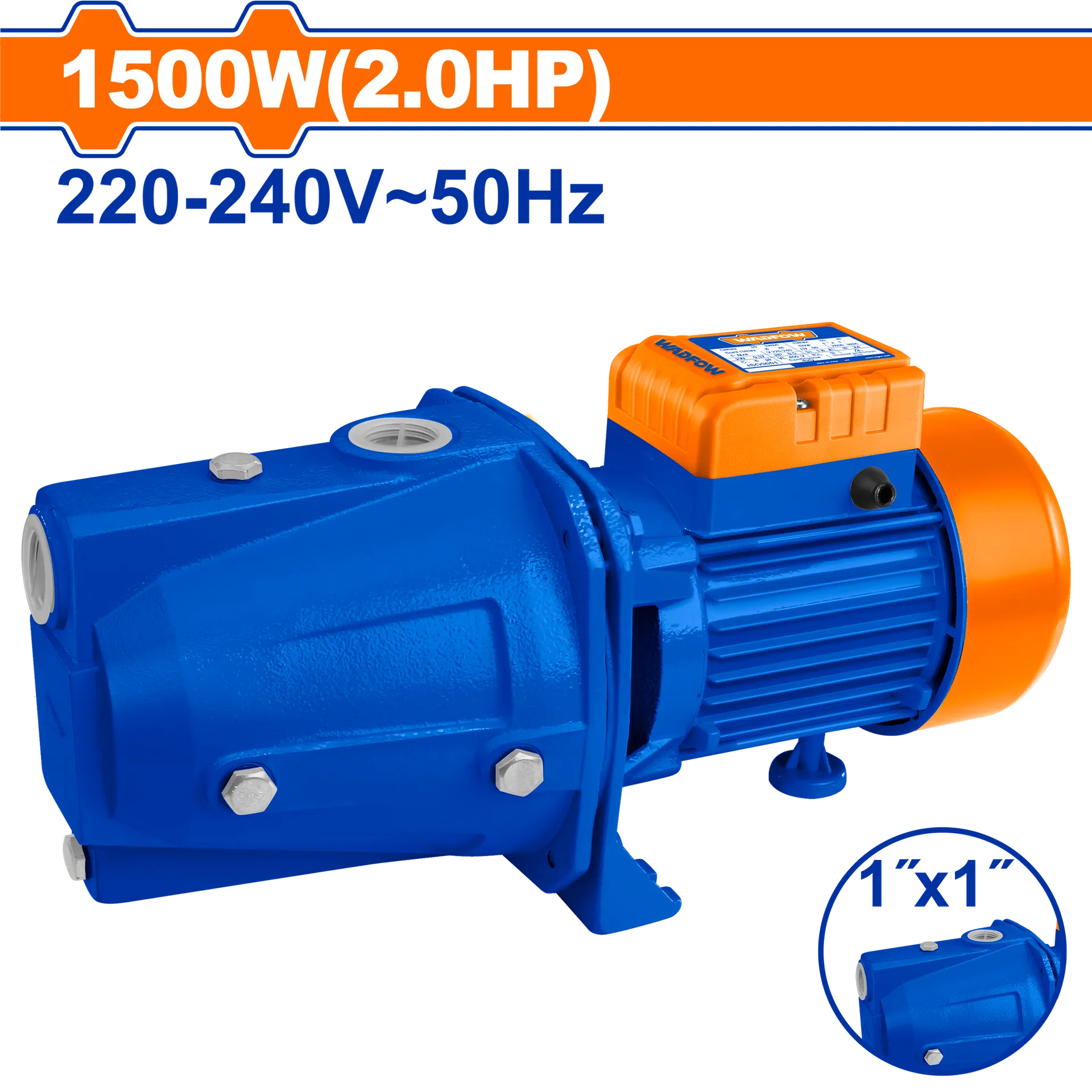 Pompa vakumi për ujin 1.5kw WADFOW WWPJA05