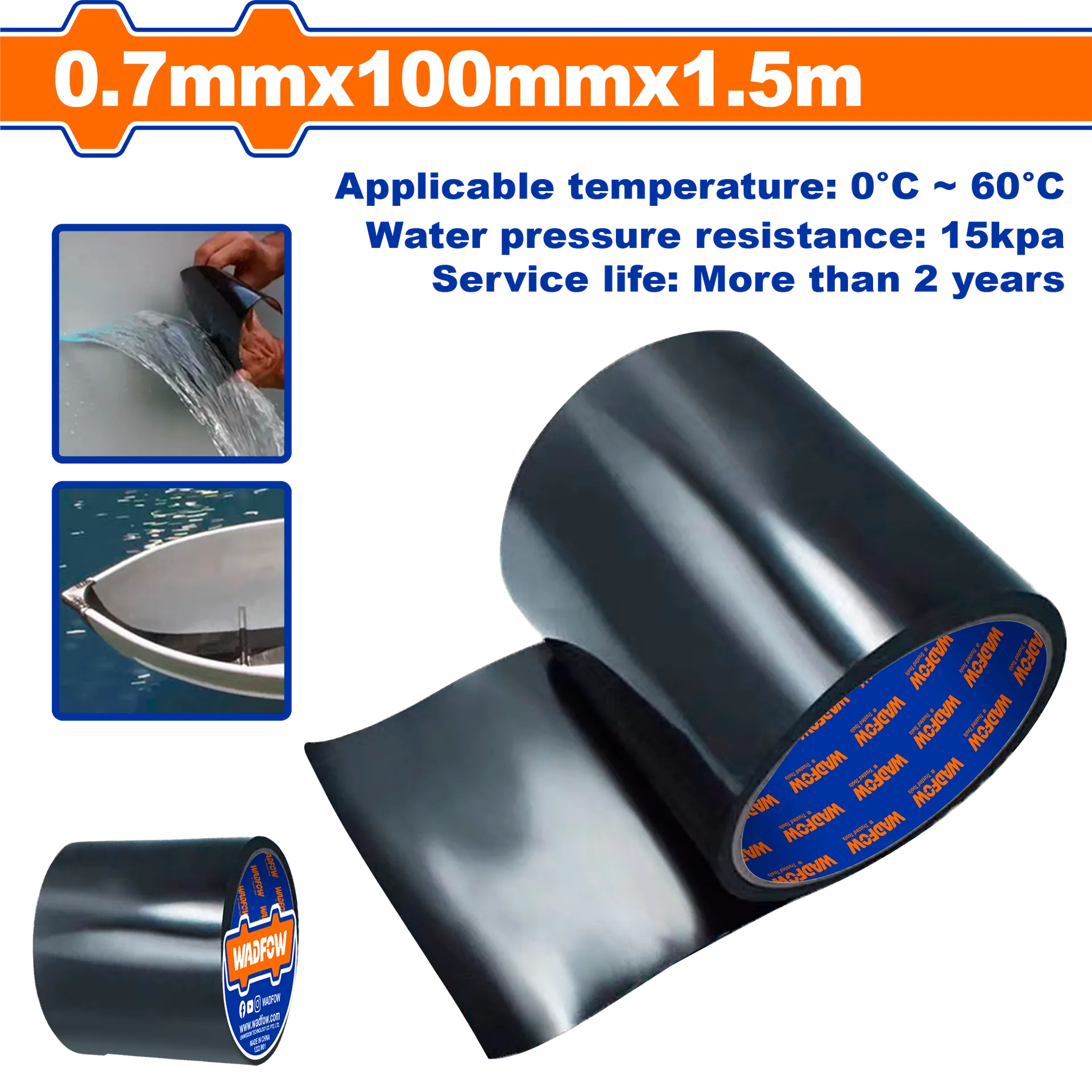 Shiriti rezistent ndaj uje 10cm WADFOW WPN2H10