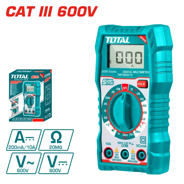 МУЛТИМЕТАР TOTAL TMT460012