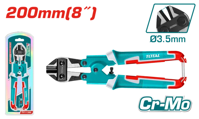 КЛЕШТА ЗА АРМАТУРА МИНИ 200mm ДО 3.5mm TOTAL THT11386