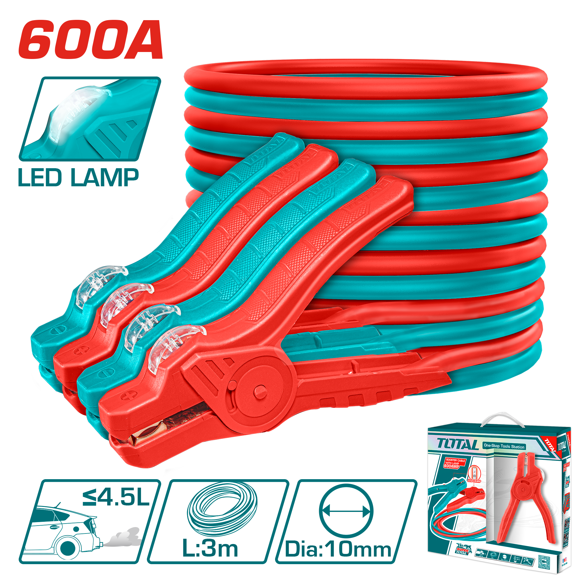 КАБЛОВИ ЗА КОЛА TOTAL 600A – PBCA16008L