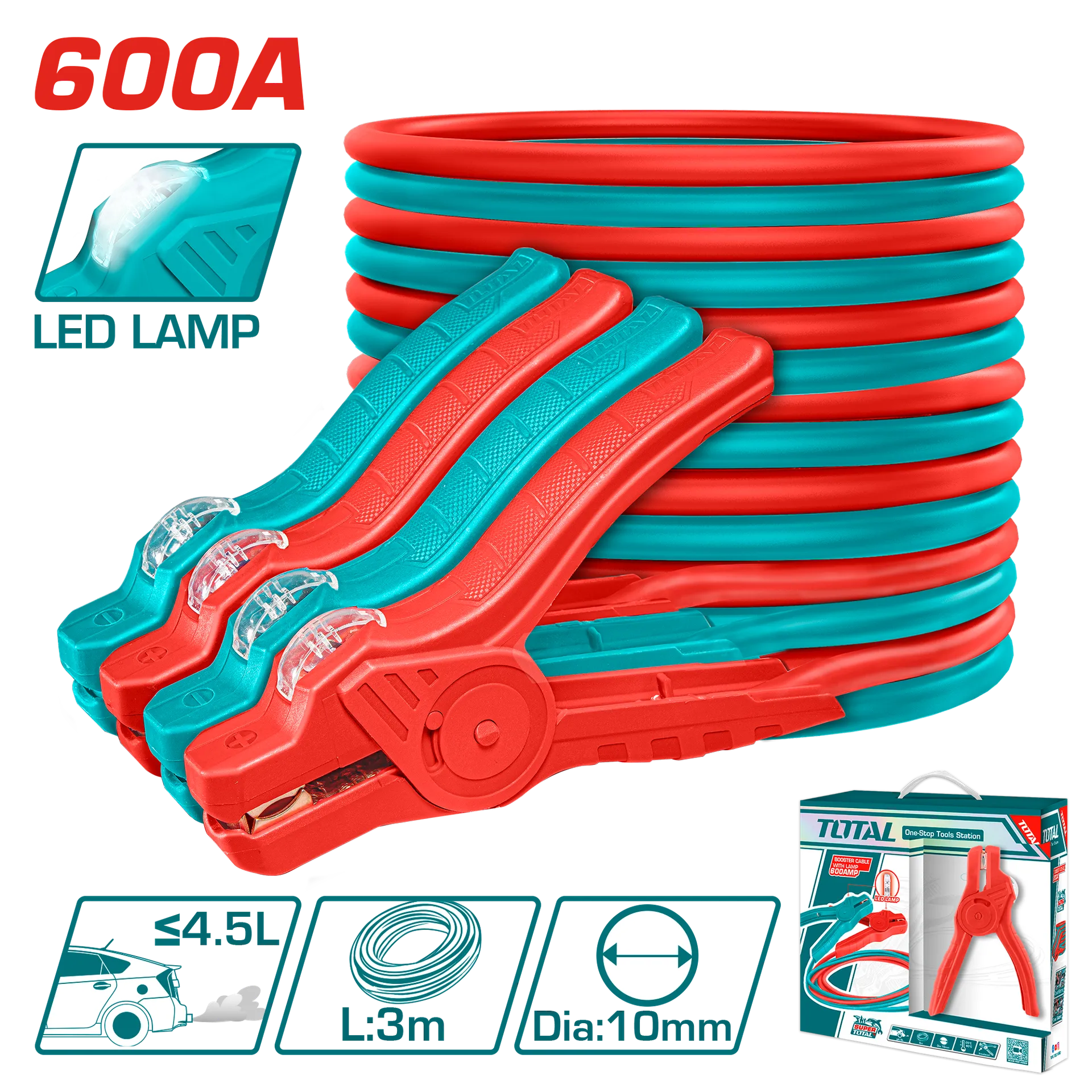 КАБЛОВИ ЗА КОЛА TOTAL 600A – PBCA16008L
