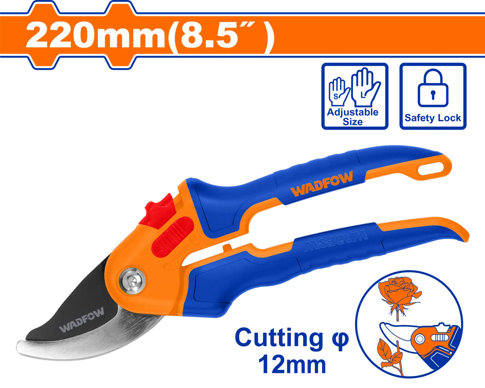 Gërshëra për prerje 220mm max. 12mm WADFOW WPA1E06