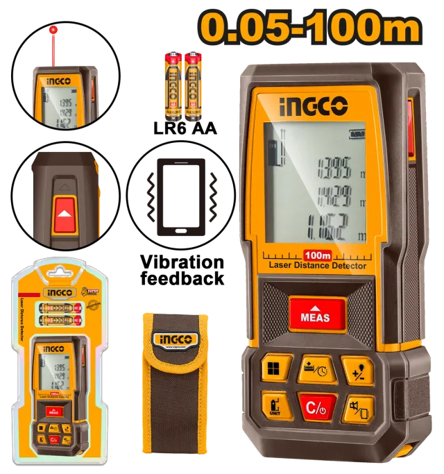 Metër lazer 100M INGCO HLDD1008