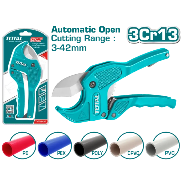 Çelës për prerje tub PVC 3-42mm TOTAL THT53425