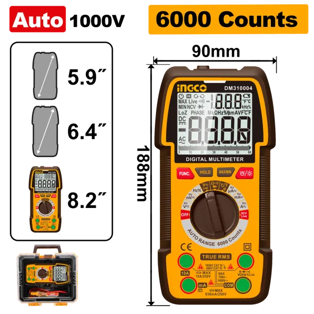 Мултиметар INGCO дигитален – DM310004