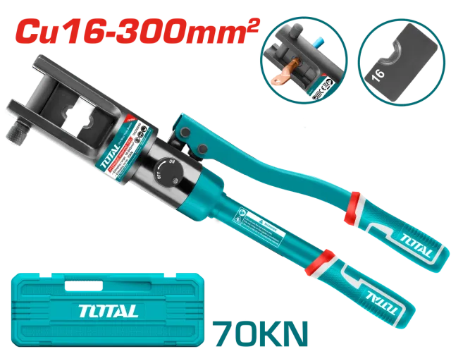 Presë hidraulike për shtrëngim kablli 16-300mm² TOTAL THCT0240