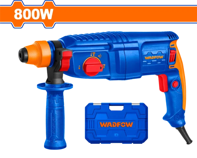 ЕЛЕКТРИЧЕН УДАРЕН РОТИРАЧКИ ЧЕКАН ХИЛТА SDS+ 800W 2.5J WADFOW WRH1D26