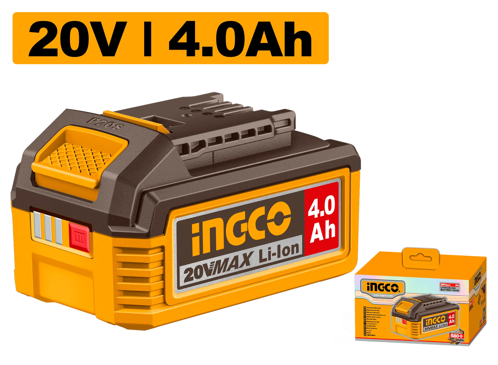 Bateria INGCO 20V 4.0Ah FBLI20021