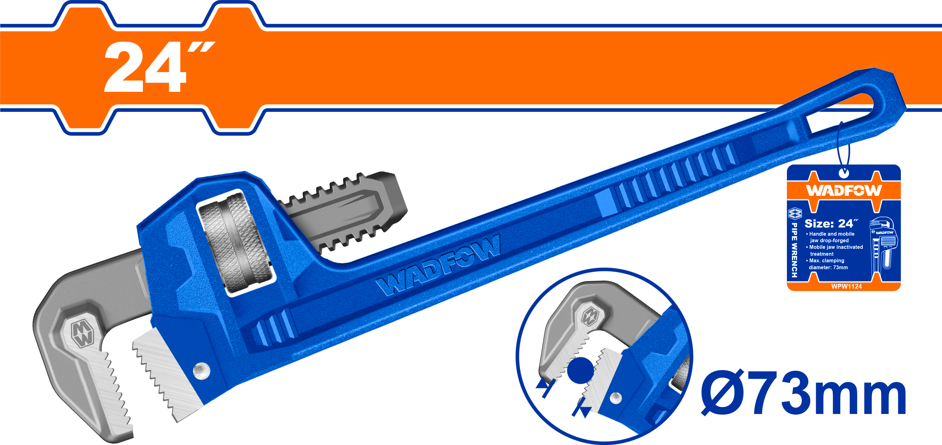 Pinca instaluesi për tubat deri 73mm WADFOW WPW1124
