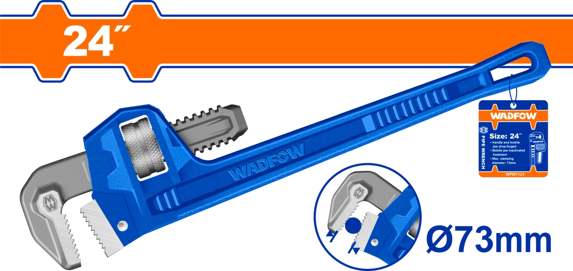 Pinca instaluesi për tubat deri 73mm WADFOW WPW1124