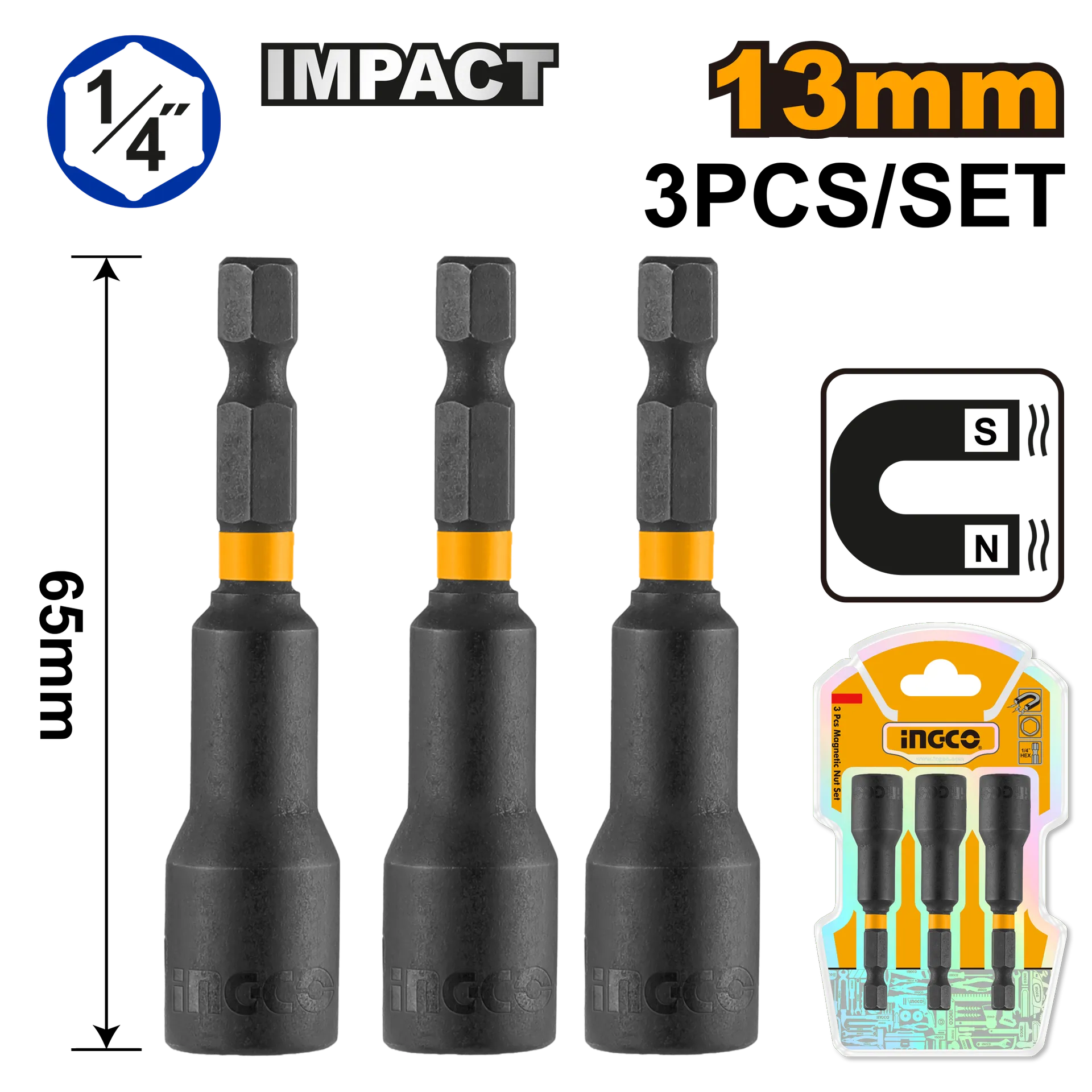 Çelës për shpuese INGCO 13mm 3/1 – AMN1331