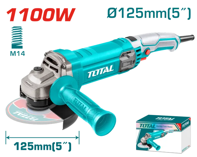 Brusilka kendore 1100W 125mm TOTAL TG11012556