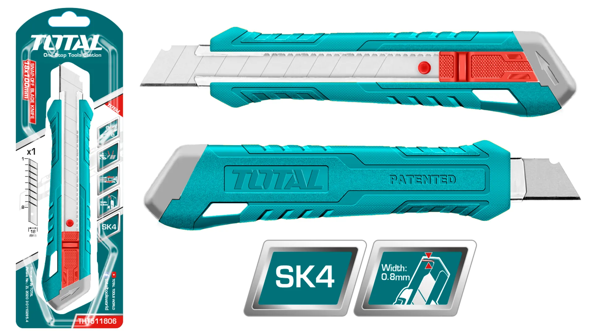 Skalper 18mm TOTAL THT511806