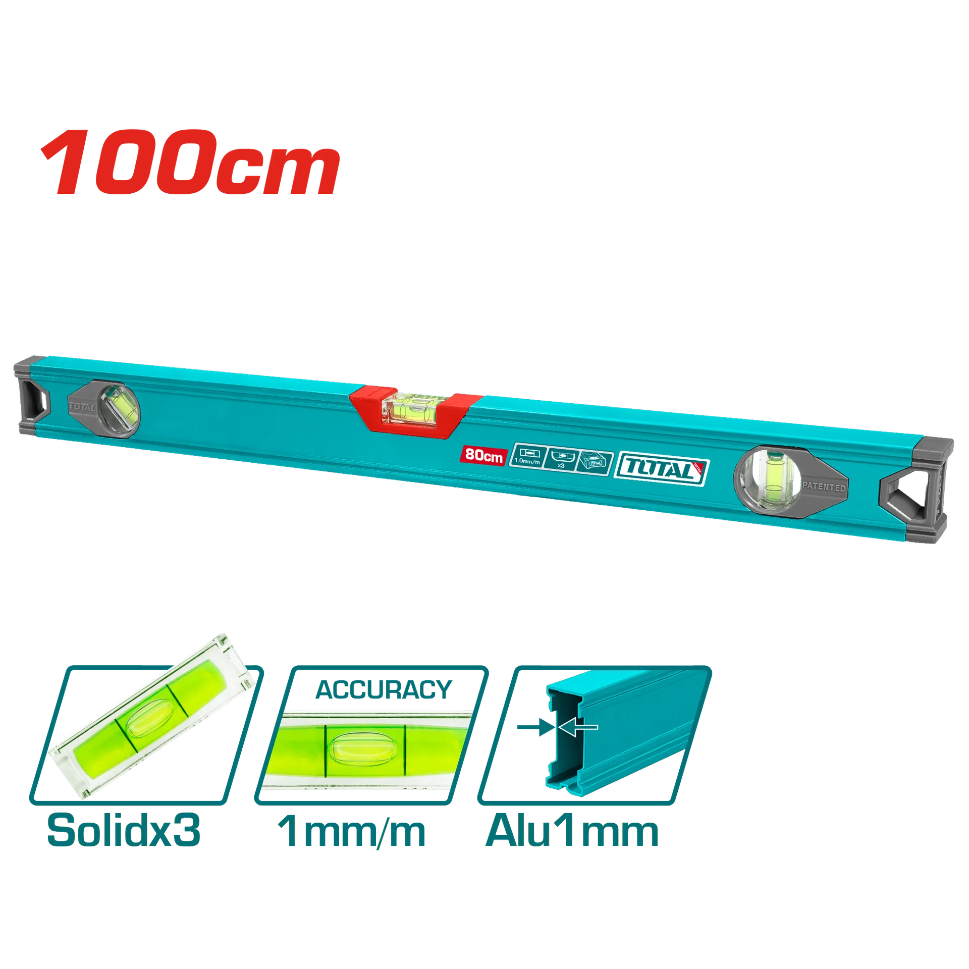 ВОДОЛИЊА ВАГА TOTAL 100CM – TMT210016