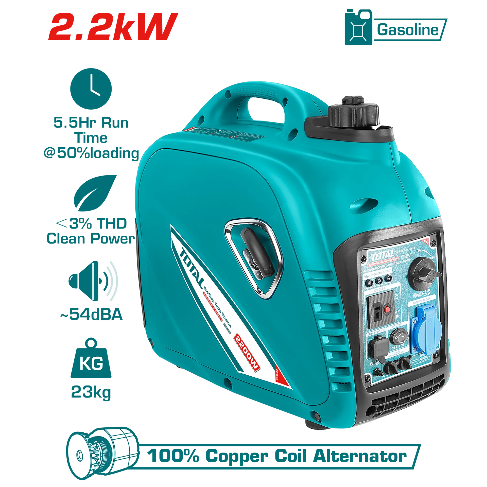 Agregat inverter 2200W TOTAL – TP530001