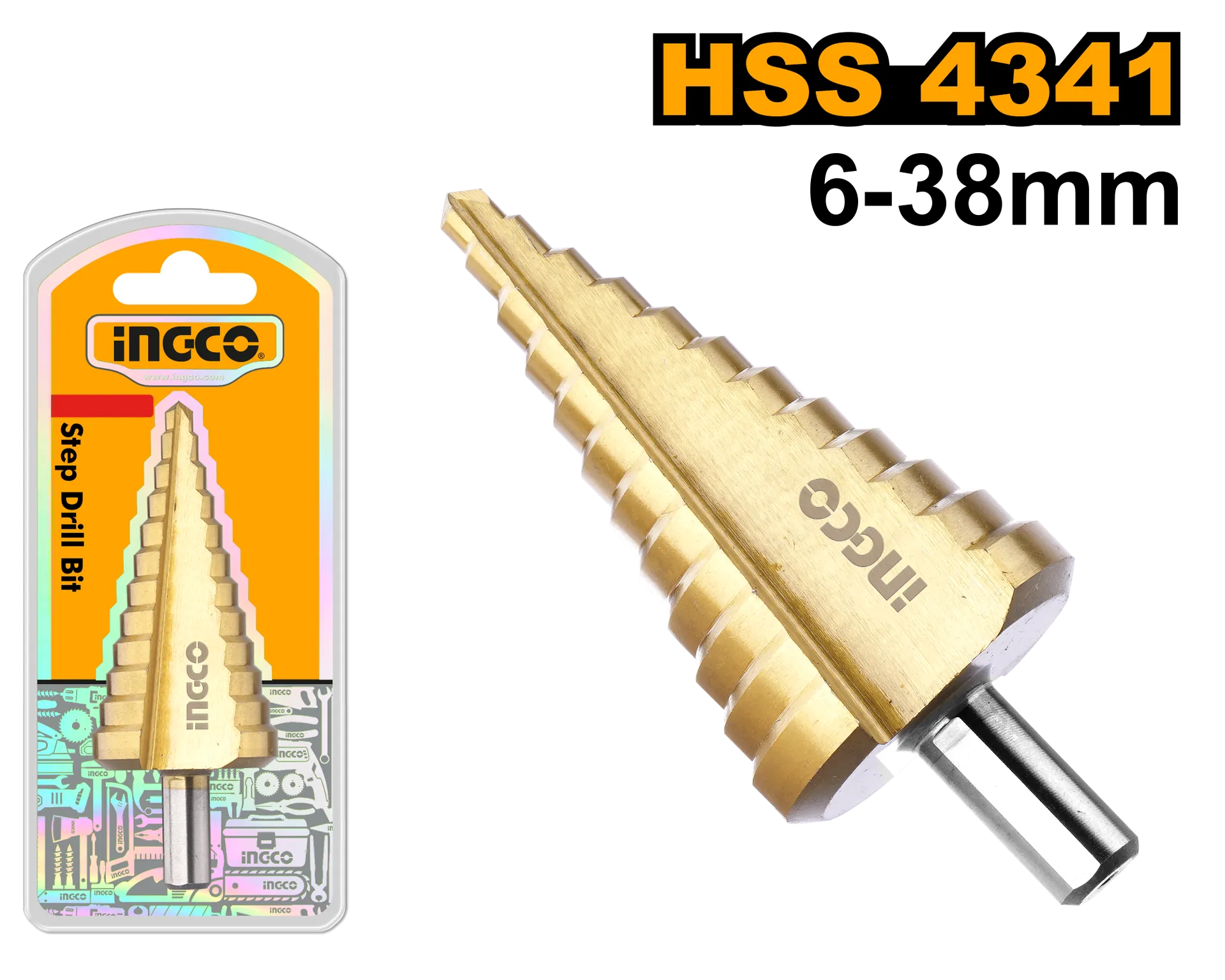 Pus shkallor 6-38mm INGCO AKSDS63803