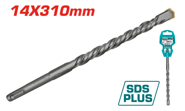 Shpim për beton SDS+ 4 14x310mm TOTAL TAC311404C
