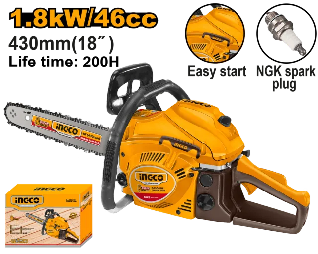 Моторна пила бензин 1.80KW INGCO GCS5451811