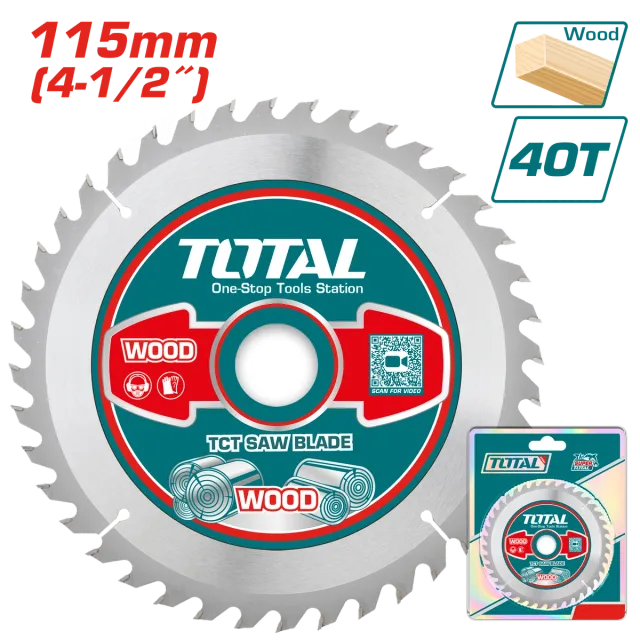 Sharrë per dru per bluarje këndore 115mm TOTAL TAC231255