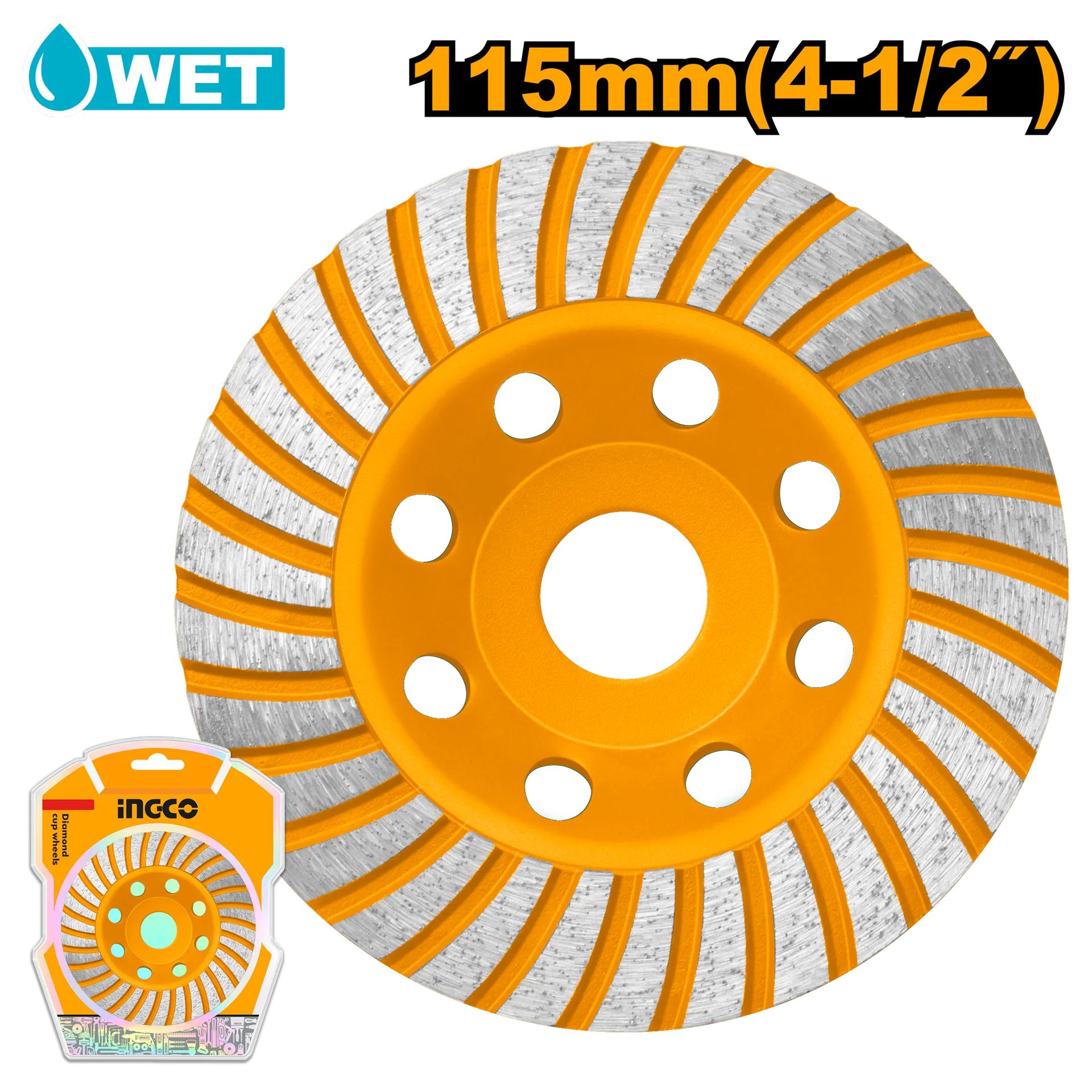 Камен за брусење INGCO 115mm CGW011151