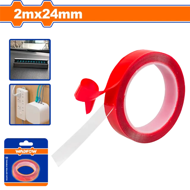 Shirit dypalësh vetëngjitës 24mm 2m transparent WADFOW WPN9K24