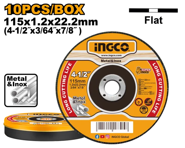 Камен за брусење INGCO 115×1.2 MCD121155