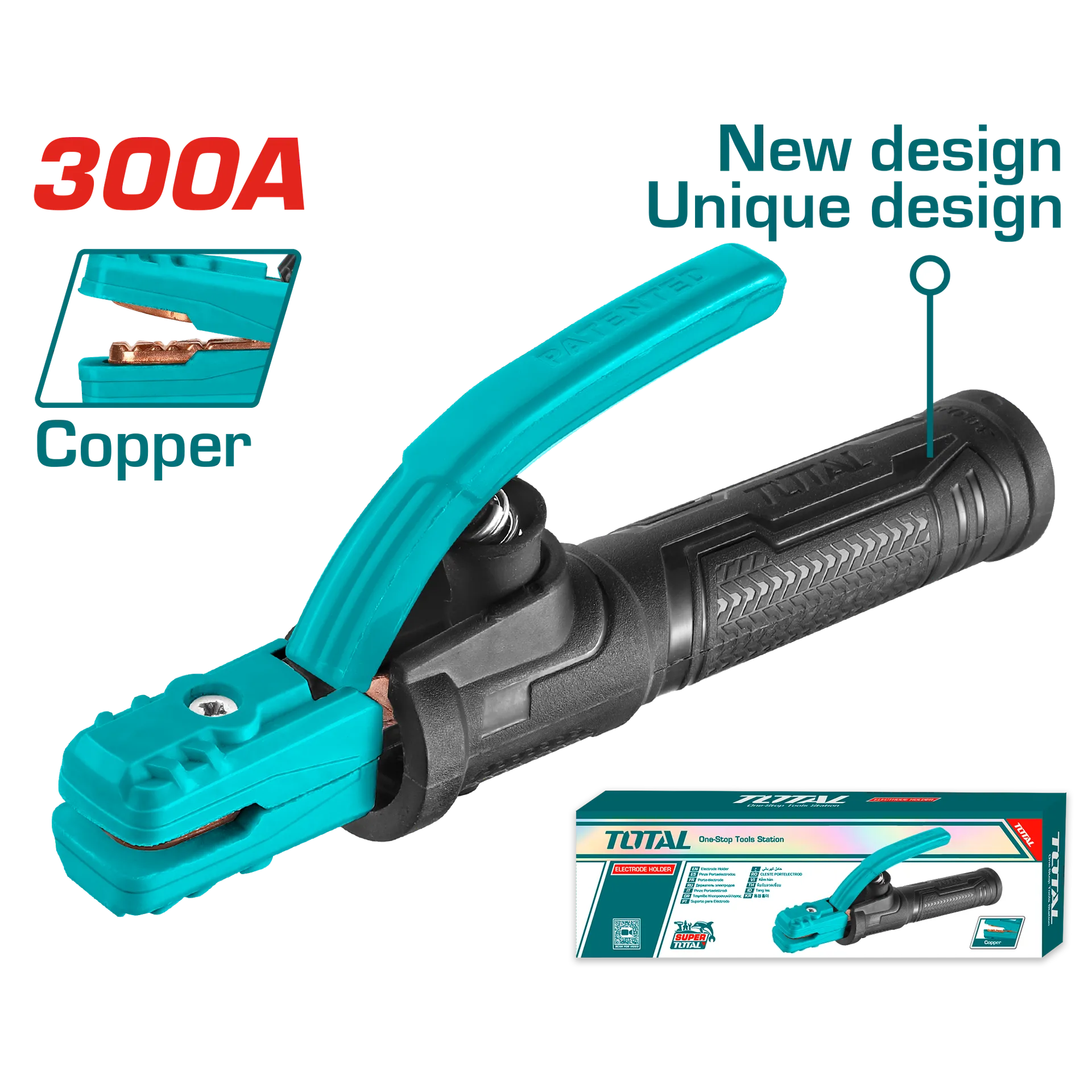 Mbajtës për elektrodë 300A TOTAL TWAH3006