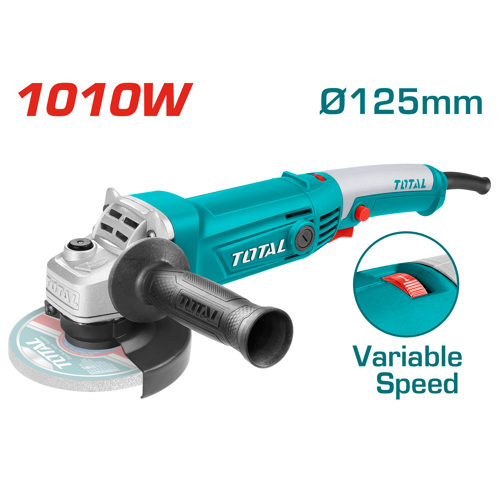 Brues elektrike 1010W 125mm TOTAL TG1121256-3
