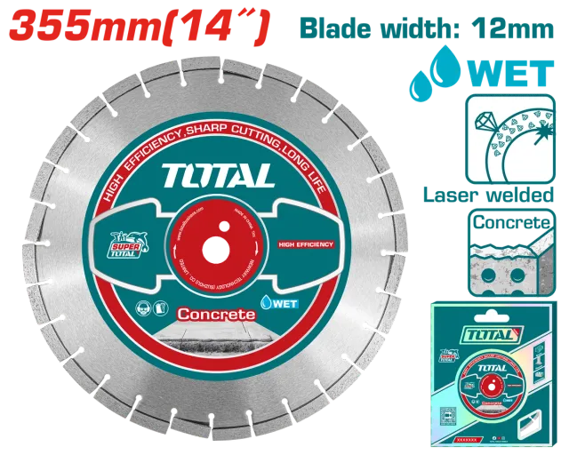 ДИЈАМАНТСКИ ДИСК TOTAL 355MM за бетон и асфалт