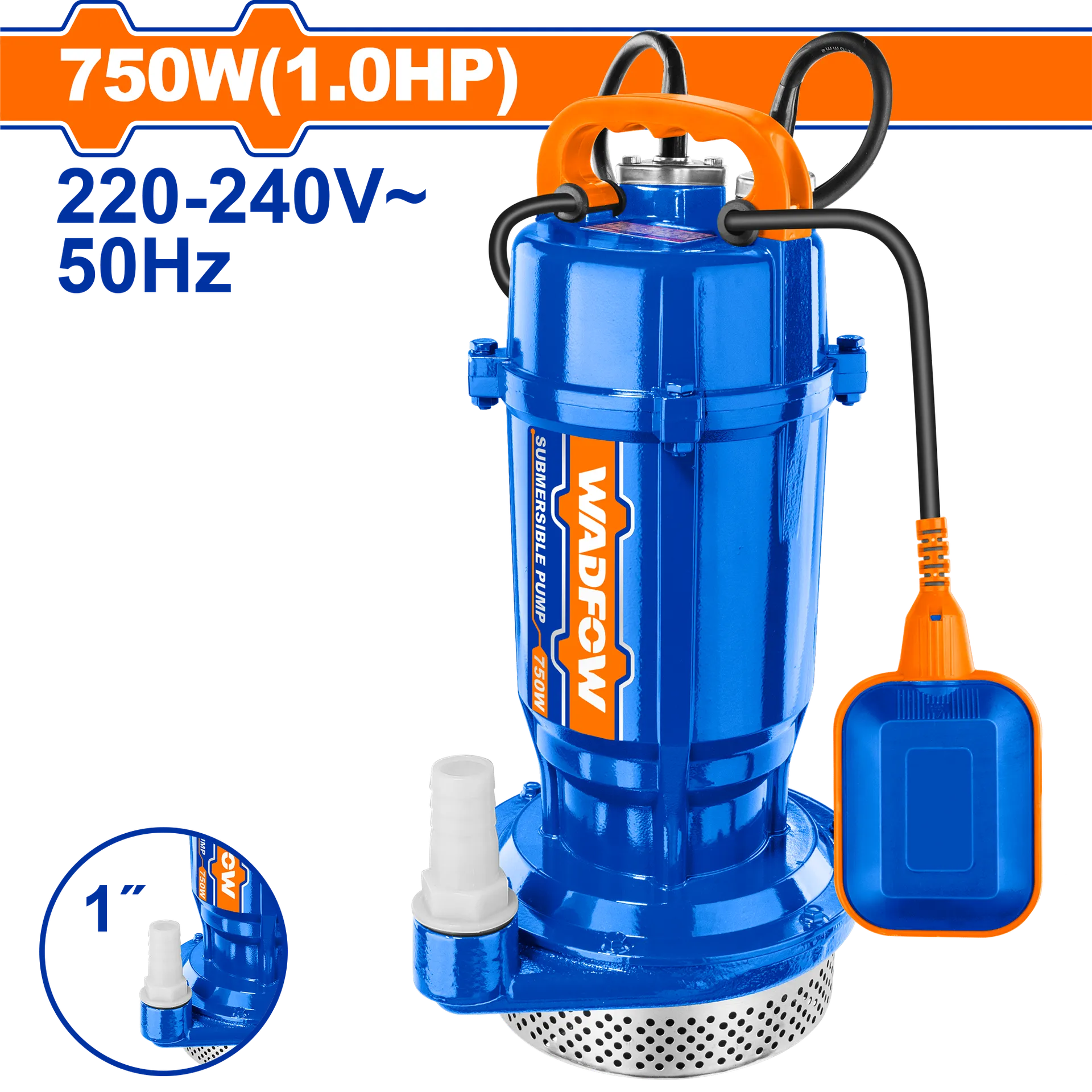 ПОТОПНА ПУМПА ЗА ВОДА 0.75KW WADFOW WWPQA03