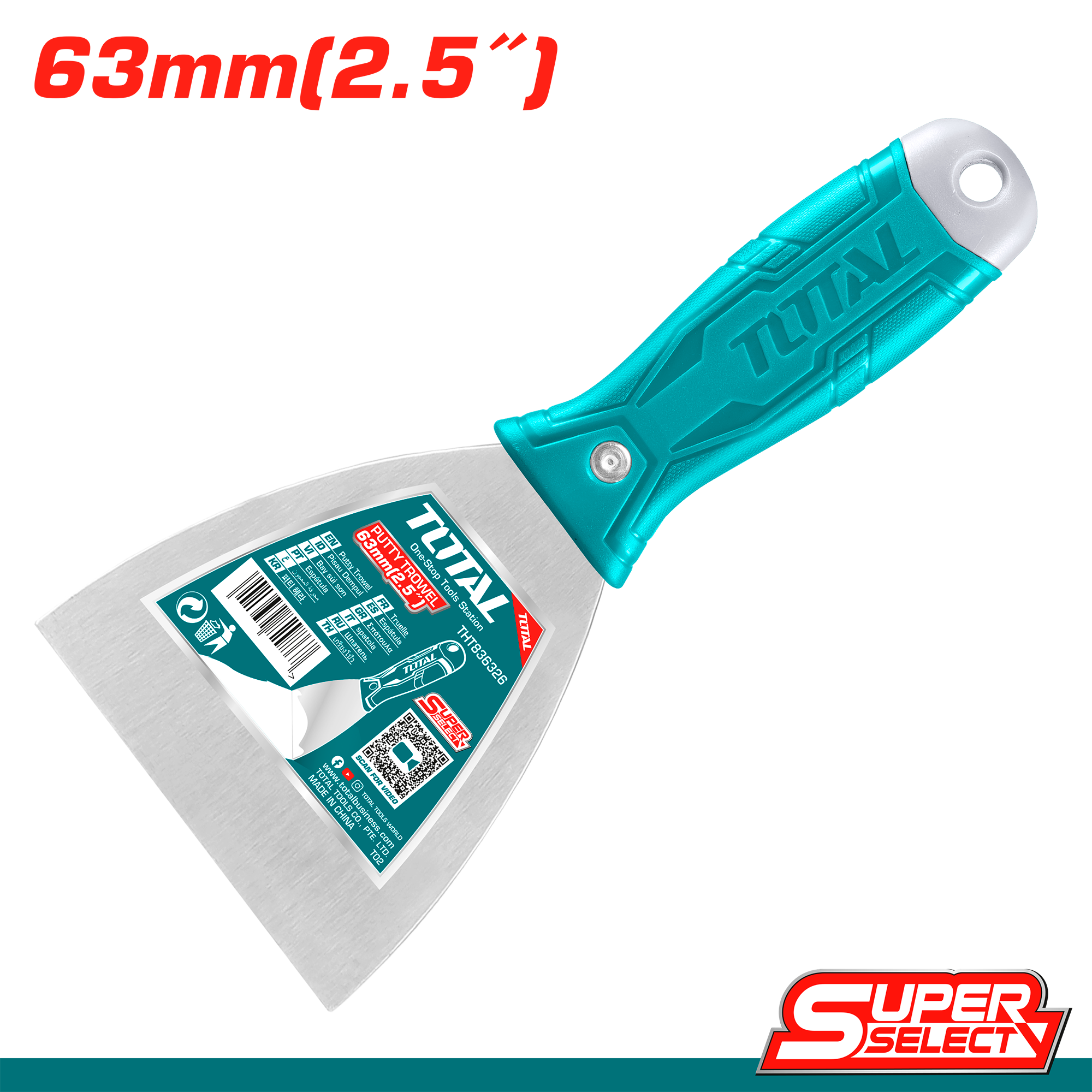 ШПАКЛА 63mm TOTAL THT836326