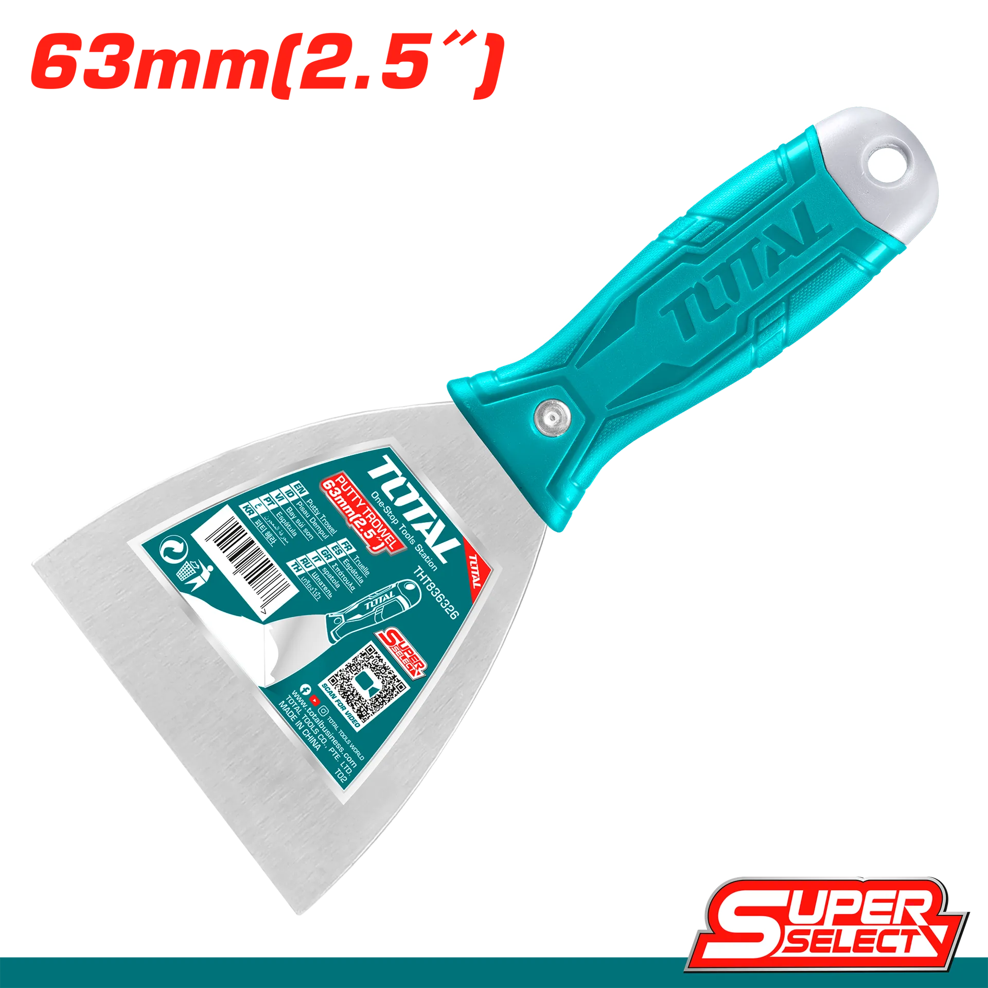ШПАКЛА 63mm TOTAL THT836326