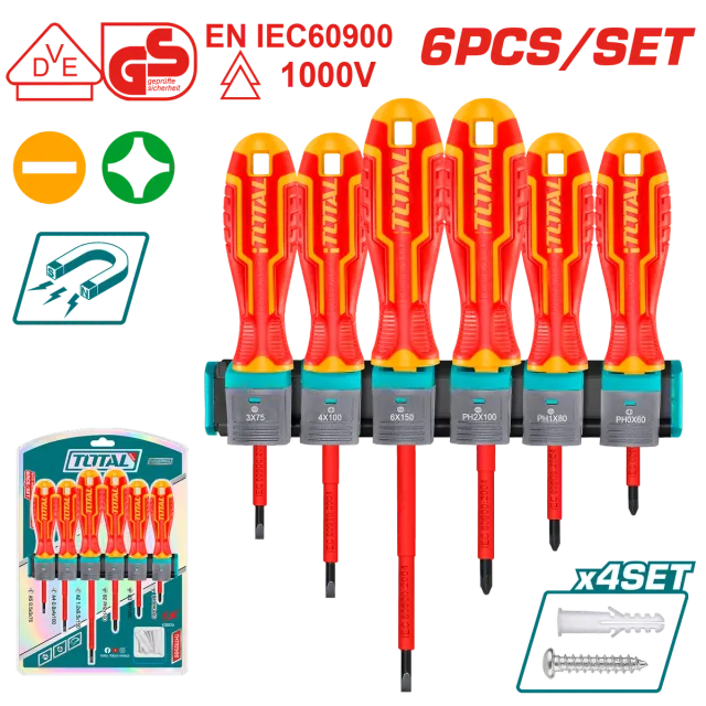 Elektricist VDE kaçavil set 6/1 TOTAL THTIS566