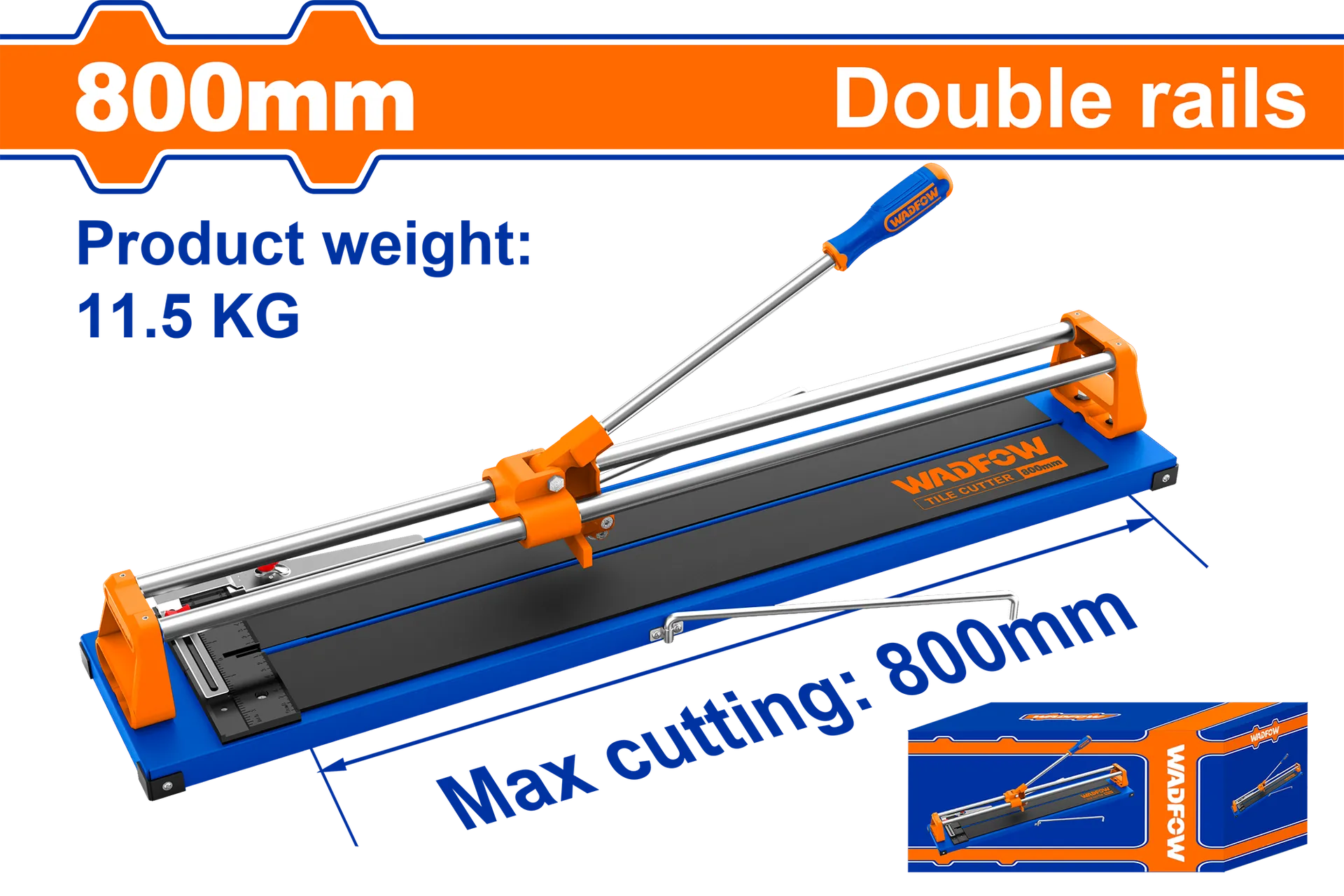 Makinë prerëse pllakash 800mm WADFOW WTR8508