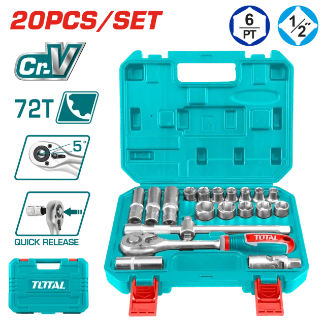Rracho set 20/1 1/2″ TOTAL THT121201
