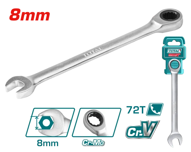 КЛУЧ КРЦКАЛКА 8mm O-U TOTAL TCSPAR081