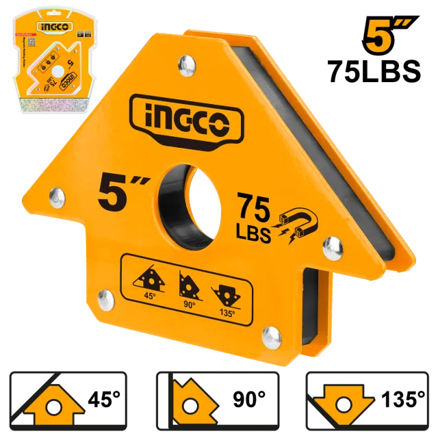АГОЛЕН МАГНЕТ ЗА ЗАВАРУВАЊЕ 125mm INGCO AMWH75051