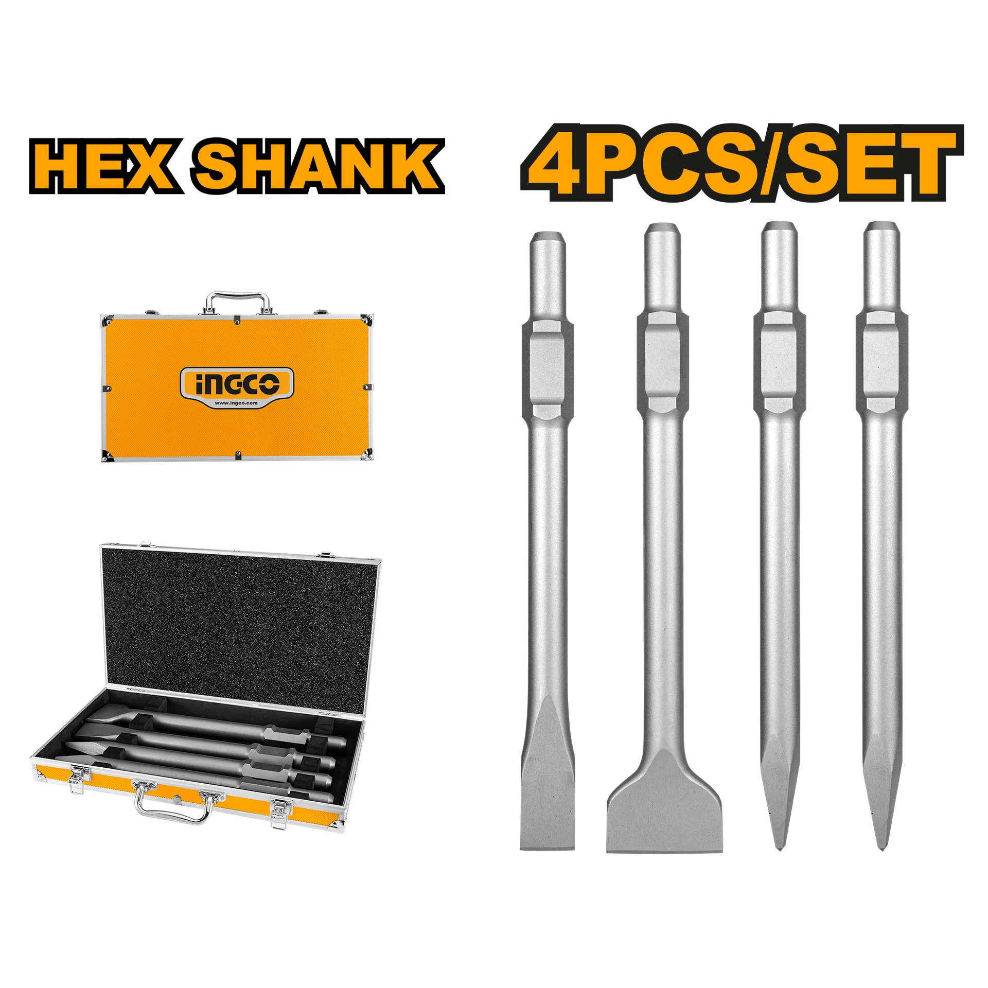 Set 4/1 dleta SDS HEX INGCO DBC0304375