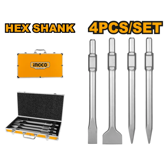 СЕТ 4/1 ДЛЕТА SDS HEX INGCO DBC0304375