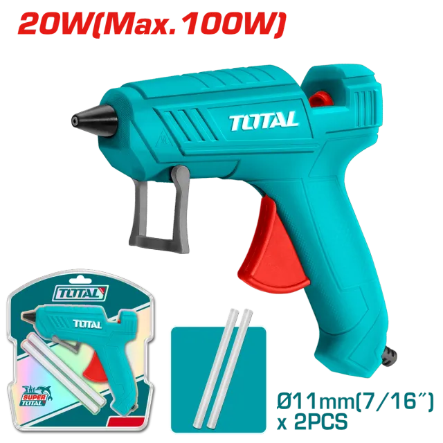 Pistoletë silikoni për ngjitje 100w TOTAL TT101116