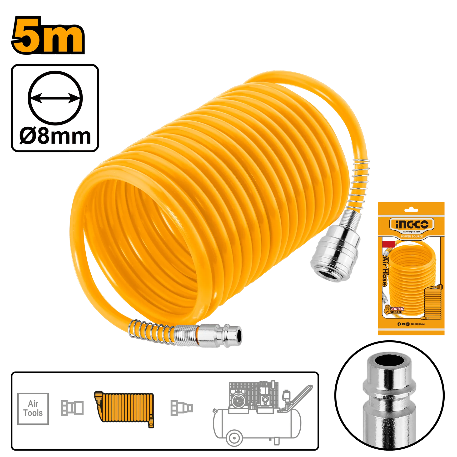 Zarnec per kompresor INGCO 5M AH1051